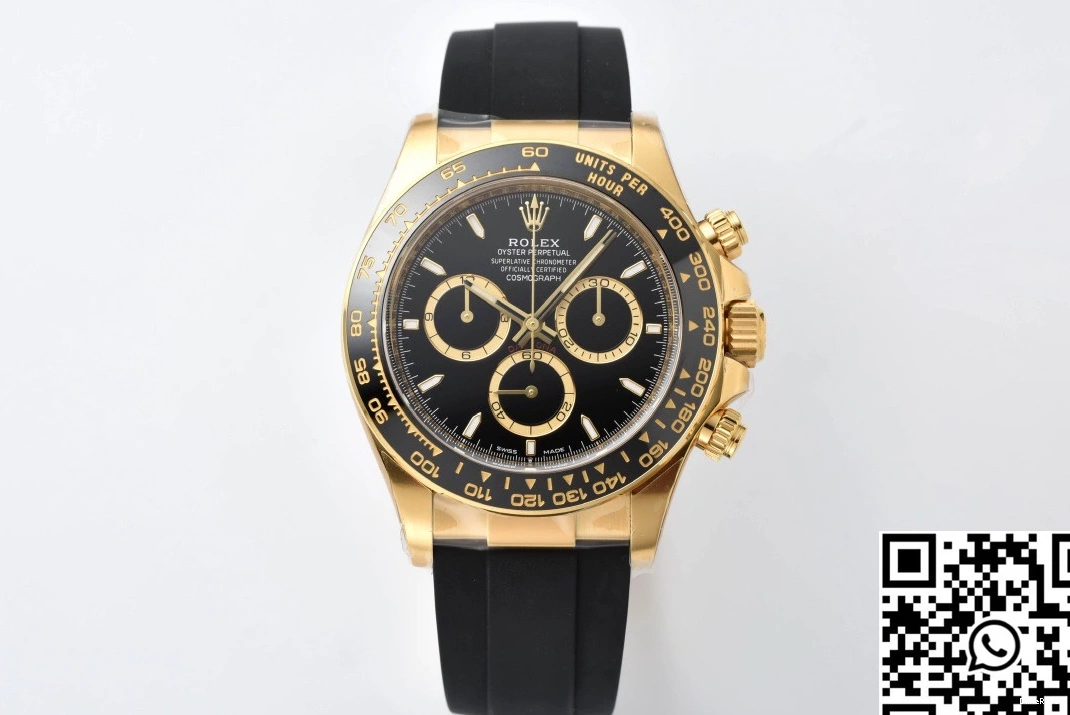 M126518 Daytona Cosmograph Black Rolex Clean Bezel Factory 0707